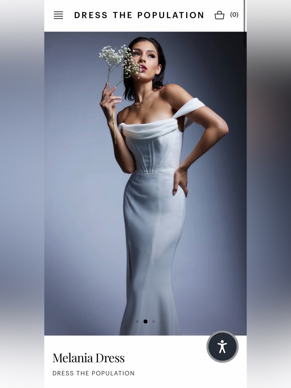 Dress the Population Mermaid Gown
